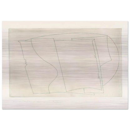 Ronco - 1967 - Ben Nicholson Brushed Aluminum Print - 70x100 cm / 28x40 inches | Ben Nicholson Aluminum Print | Ben Nicholson Prints