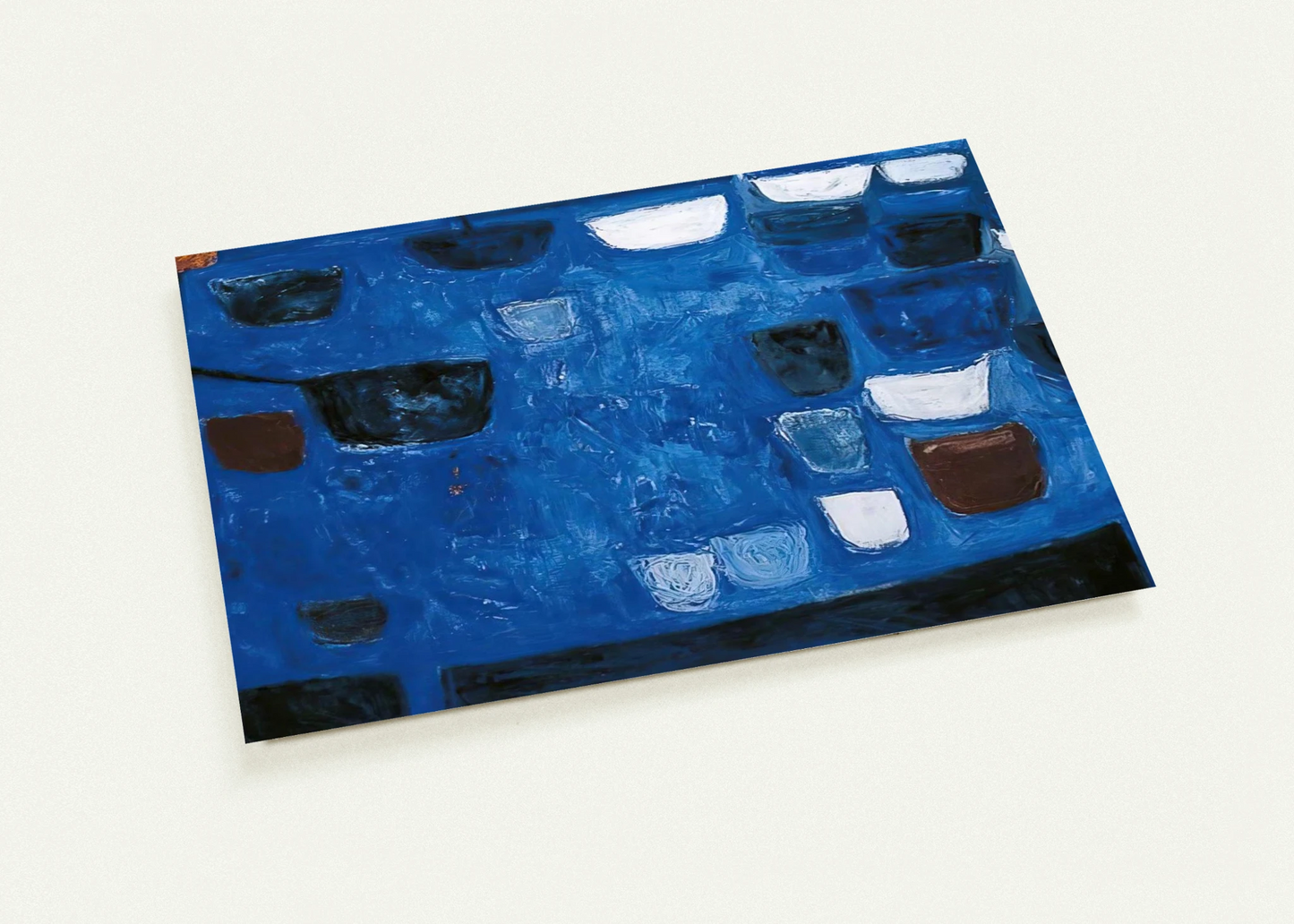 Blue Still Life - 1957 By William Scott Pack of 10 Post Cards | William Scott Post Cards | A6 (10.5 x 14.8 cm) - 4.1 x 5.8 inches