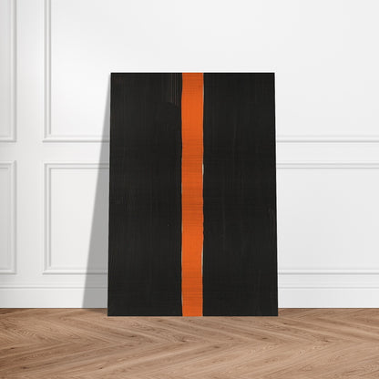 Untitled Black and Orange - 1988 - Gunther Forg Brushed Aluminum Print - 70x100 cm / 28x40 inches | Gunther Forg Aluminum Print | Gunther Forg Prints