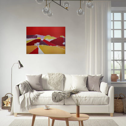 Agrigente - 1953 - Nicolas de Stael Brushed Aluminum Print - 70x100 cm / 28x40 inches | Nicolas de Stael Aluminum Print | Nicolas de Stael Prints