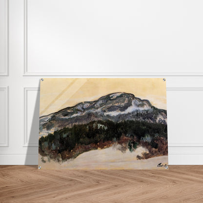 Mount Kolsaas, Norway - claude monet Acrylic Print - 70x100 cm / 28x40″ inches | claude monet Wall Art | claude monet Prints