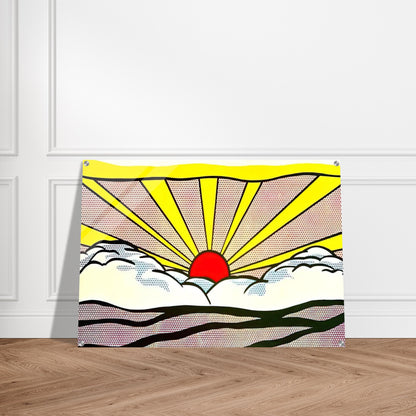 SUNRISE 1965 - Roy Lichtenstein Acrylic Print - 70x100 cm / 28x40″ inches