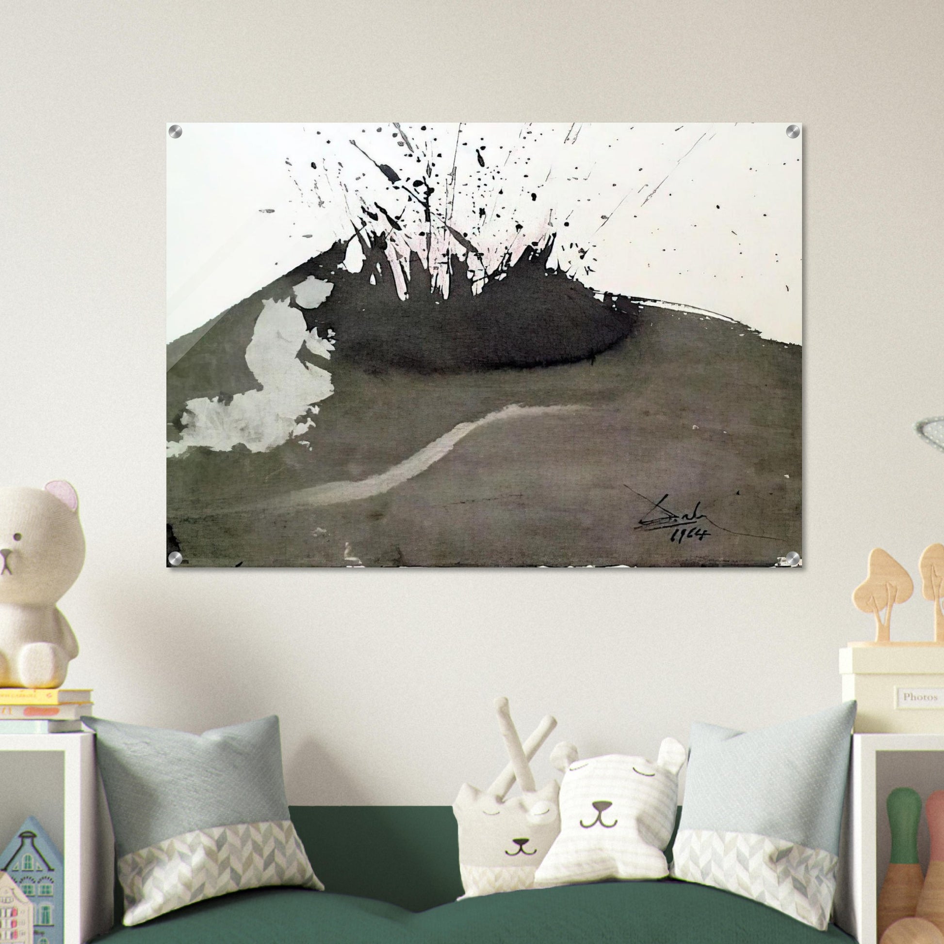 ANGELUS EXCUSSIT FLAMMAMIGNIS DANIEL 3 23 1967 - Salvador Dali Acrylic Print - 70x100 cm / 28x40″ inches | Salvador Dali Wall Art | Salvador Dali Prints