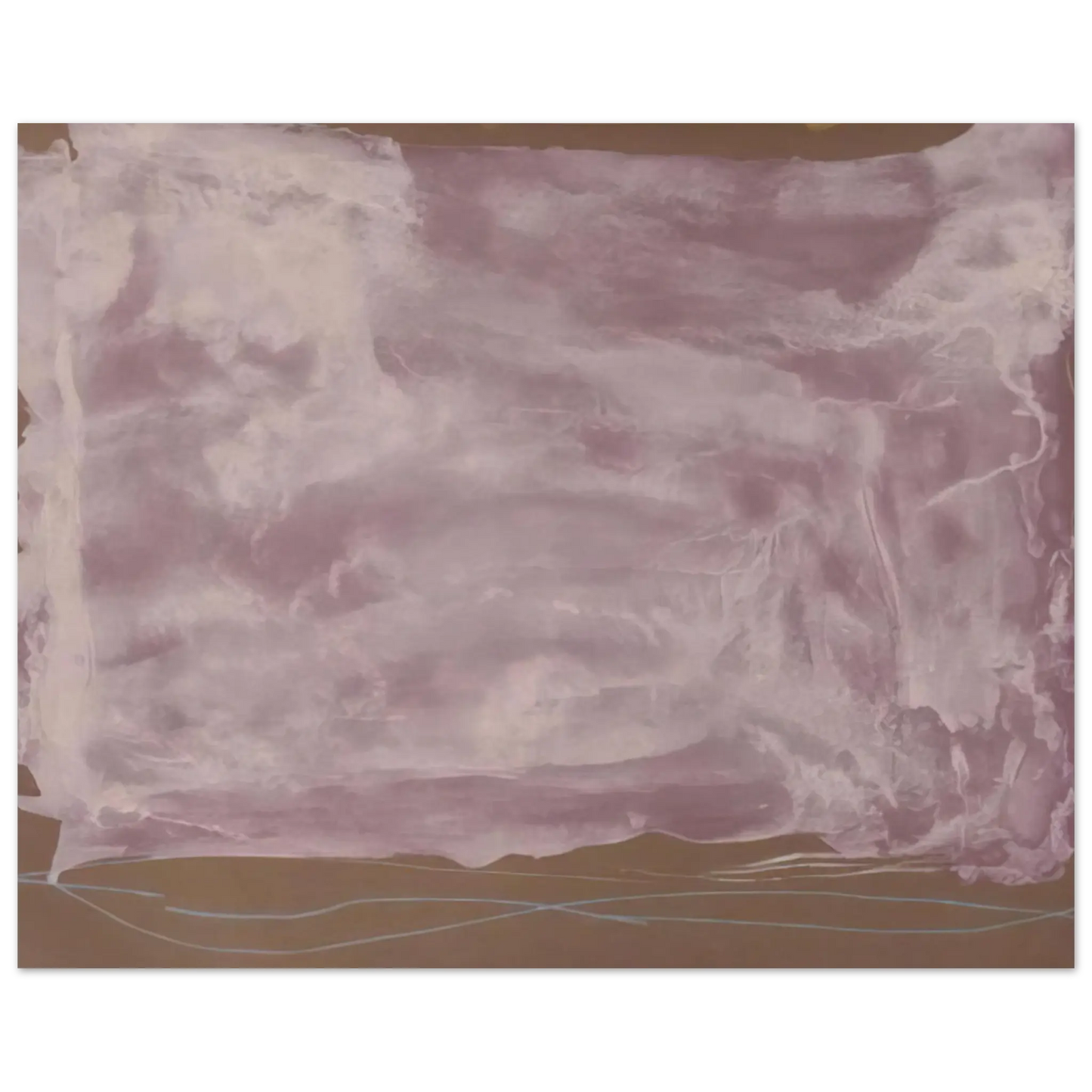 Helen Frankenthaler - Soho Dreams - 1987 Wall art - 30x45 cm / 12x18 Inches - Premium Wooden Framed Poster With Fine Art Paper - Wood frame