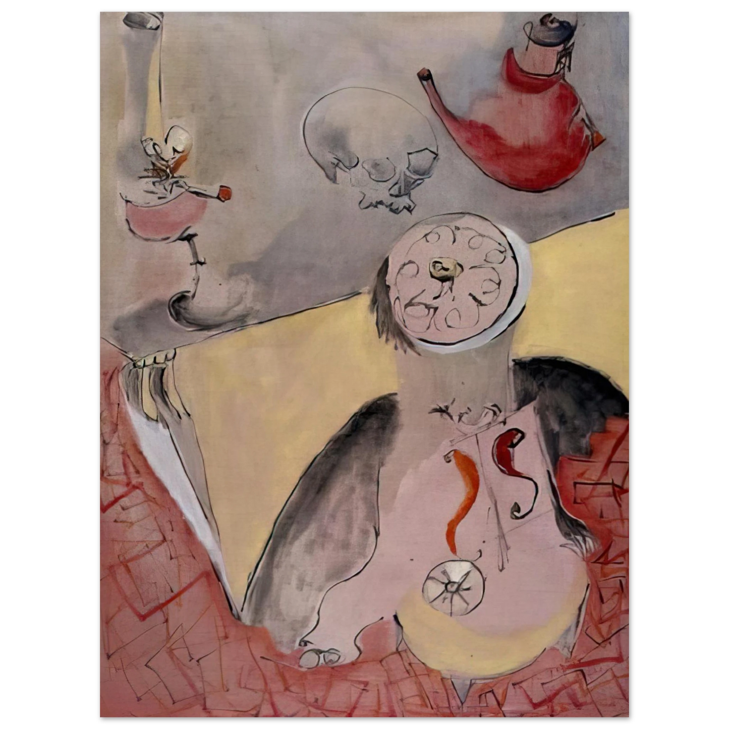 Norman Bluhm - Still Life - 1948  75x100 cm / 30x40inches Fine Art Poster
