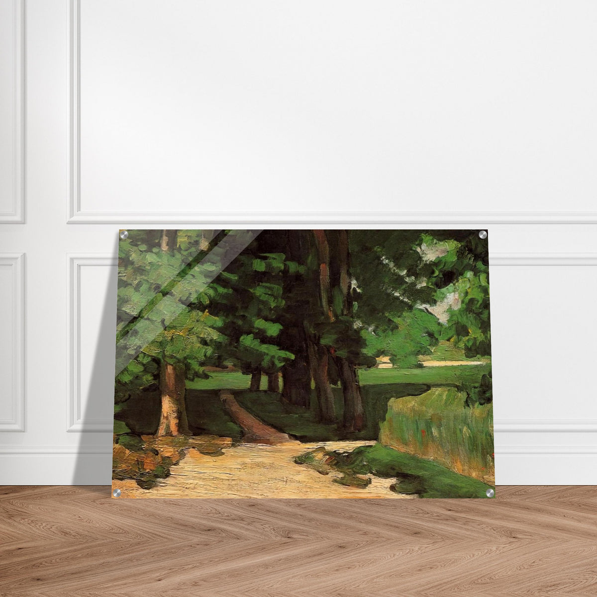 Lane of Chestnut Trees at the Jas de Bouffan - Paul Cézanne Acrylic Print - 70x100 cm / 28x40″ inches