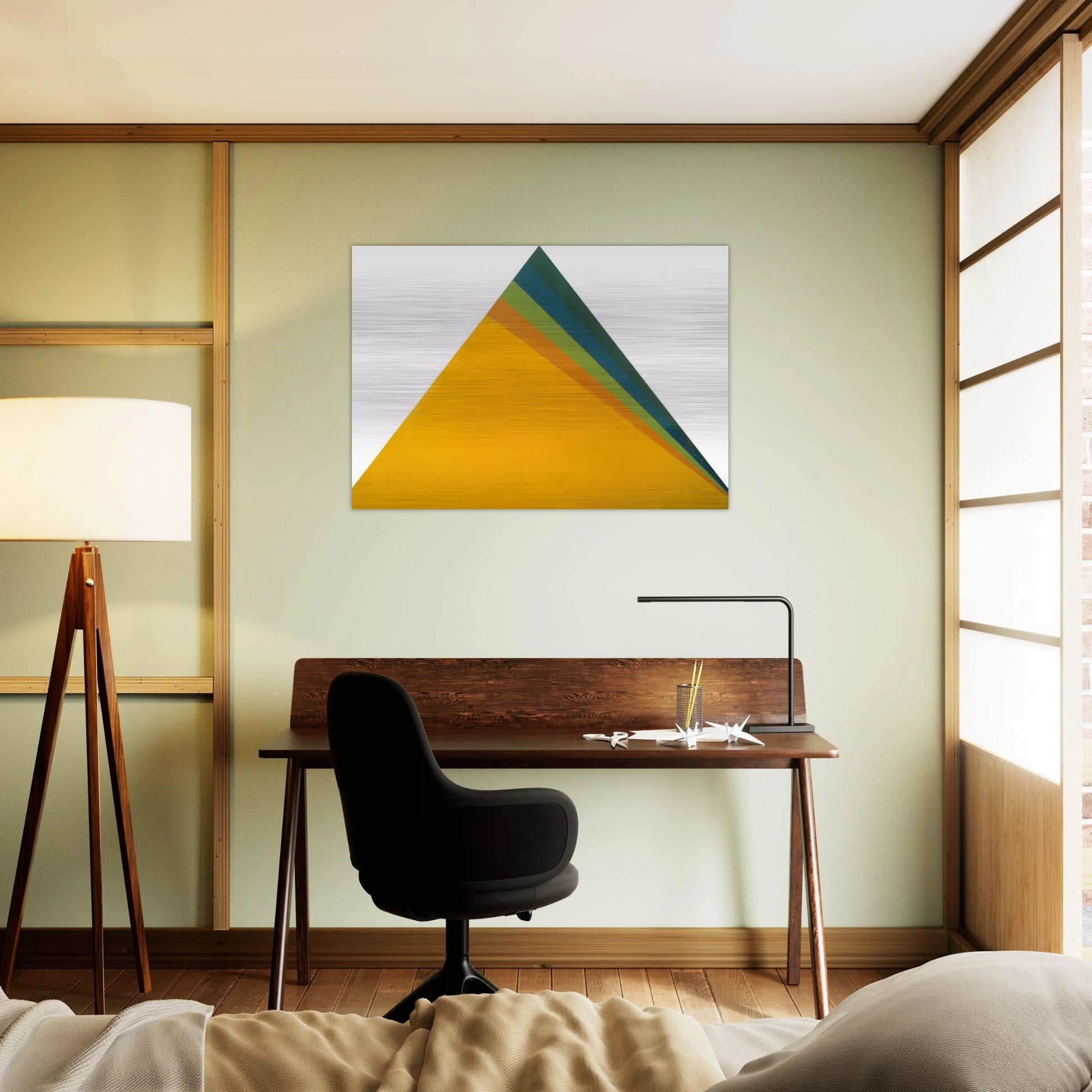 Green Sound - 1964 - Jeremy Moon Brushed Aluminum Print - 70x100 cm / 28x40 inches | Jeremy Moon Aluminum Print | Jeremy Moon Prints