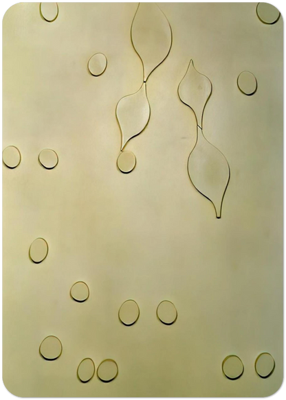 Leafage and Drops By Jean Arp Pack of 10 Post Cards | Jean Arp Post Cards | A6 (10.5 x 14.8 cm) - 4.1 x 5.8 inches