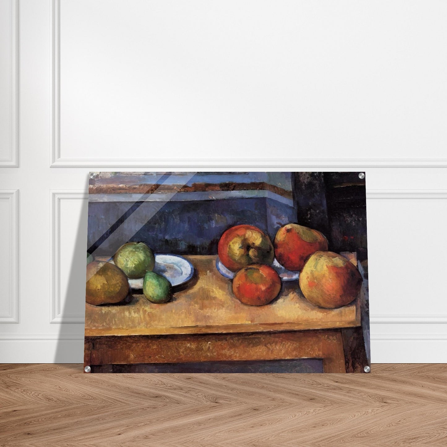 Still Life Apples and Pears - Paul Cézanne Acrylic Print - 70x100 cm / 28x40″ inches