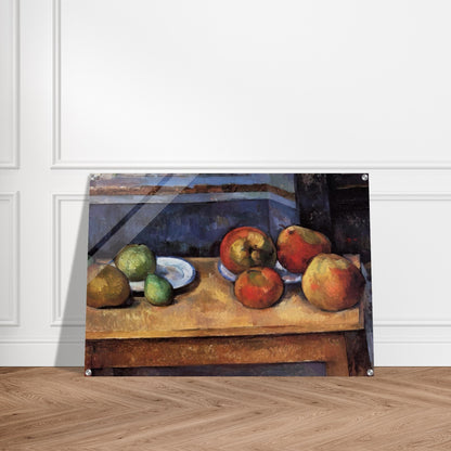 Still Life Apples and Pears - Paul Cézanne Acrylic Print - 70x100 cm / 28x40″ inches