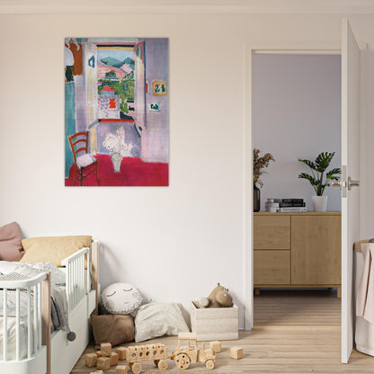 OPEN WINDOW AT COLLIOURE 1910 - Henri Matisse Brushed Aluminum Print - 70x100 cm / 28x40 inches | Henri Matisse Aluminum Print | Henri Matisse Prints