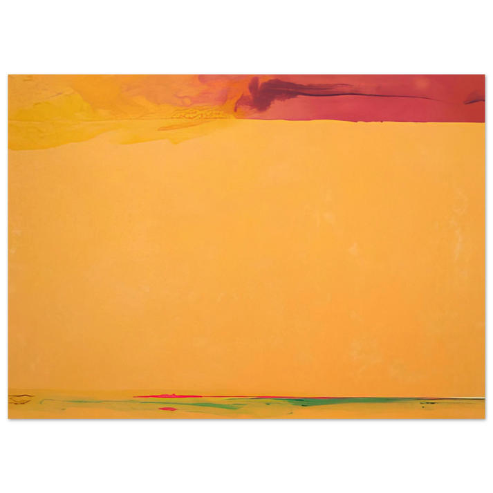 Helen Frankenthaler - Southern Exposure - 2005 Wall art - A3 (29.7 x 42  cm) - Premium Wooden Framed Poster With Fine Art Paper-canvas - White frame