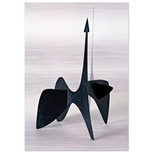 TEODELAPIO MAQUETTE II 1962 - Alexander Calder Brushed Aluminum Print - 70x100 cm / 28x40 inches | Alexander Calder Aluminum Print | Alexander Calder Prints