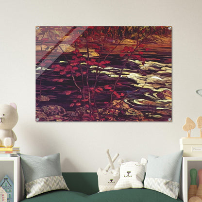 The Red Maple - 1914 - A.Y. Jackson Acrylic Print - 70x100 cm / 28x40″ inches