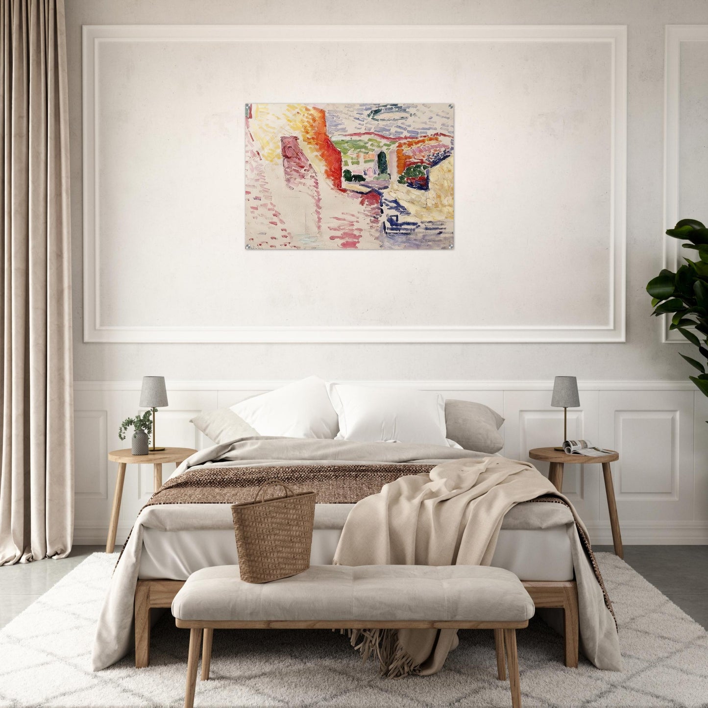 SUN STREET 1905 - Henri Matisse Acrylic Print - 70x100 cm / 28x40″ inches | Henri Matisse Wall Art | Henri Matisse Prints