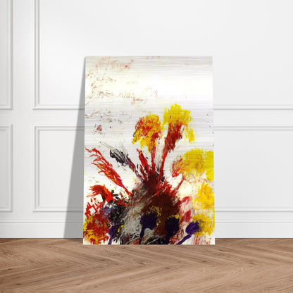 Summer Madness - Cy Twombly Brushed Aluminum Print - 70x100 cm / 28x40 inches | Cy Twombly Aluminum Print | Cy Twombly Prints