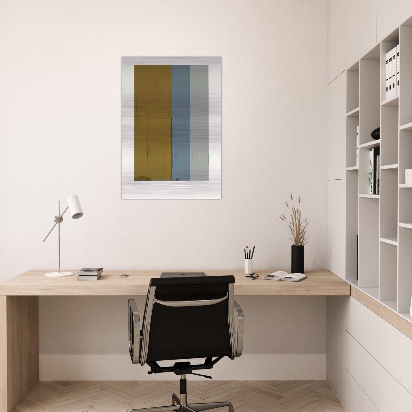 Untitled Lewison 24-5 - Color Field Painting - Brice Marden Brushed Aluminum Print - 70x100 cm / 28x40 inches | Brice Marden Aluminum Print | Brice Marden Prints