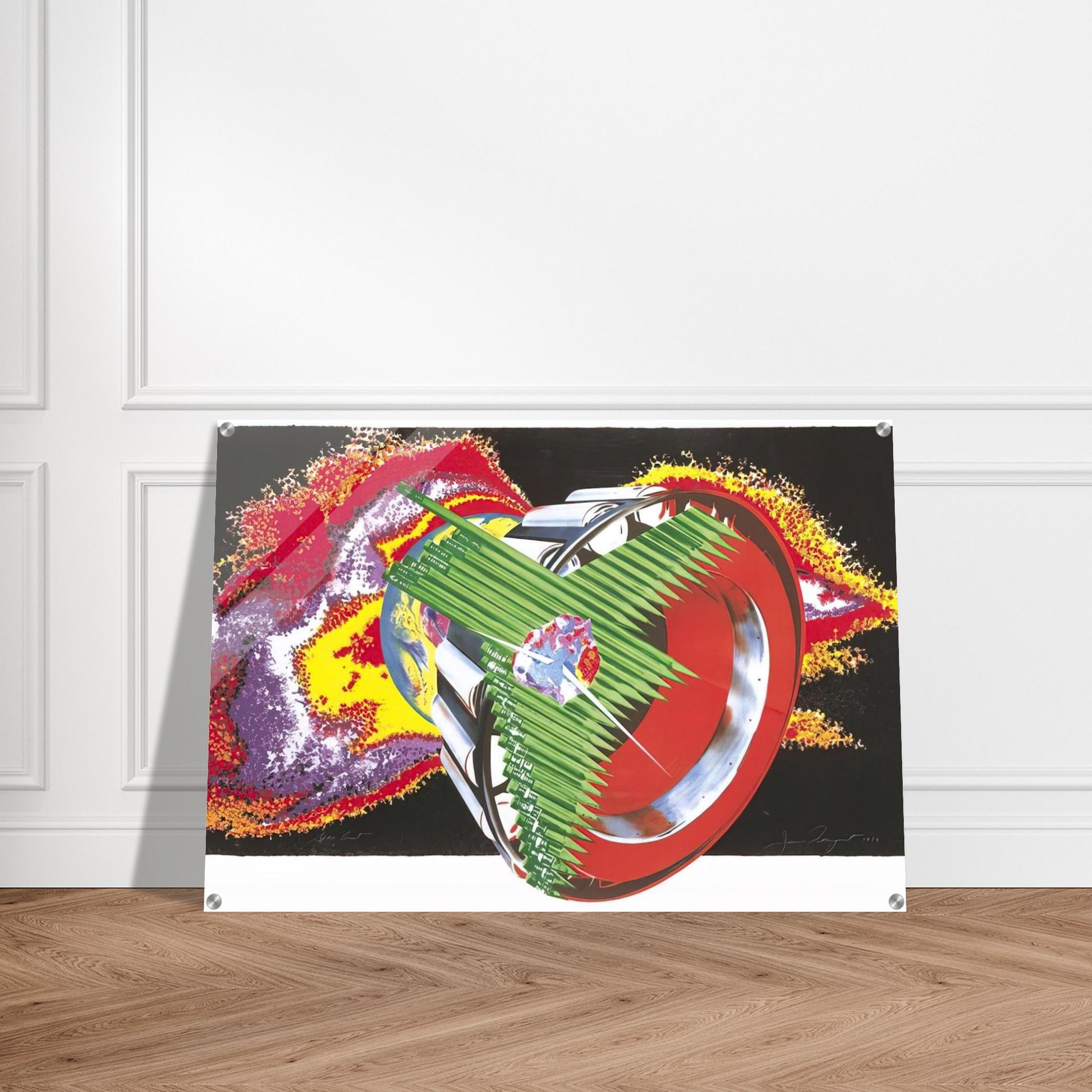 Space Dust - James Rosenquist Acrylic Print - 70x100 cm / 28x40″ inches