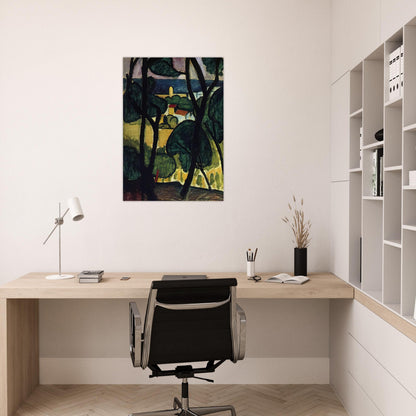 VIEW OF COLLIOURE - Henri Matisse Brushed Aluminum Print - 70x100 cm / 28x40 inches | Henri Matisse Aluminum Print | Henri Matisse Prints