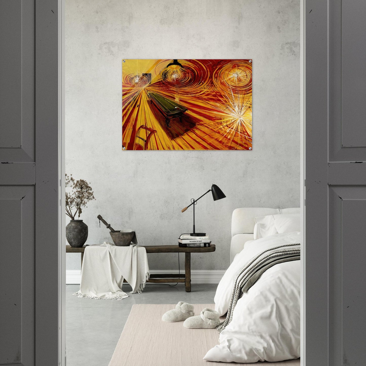 Night Cafe - 1972 - Brett Whiteley Acrylic Print - 70x100 cm / 28x40″ inches