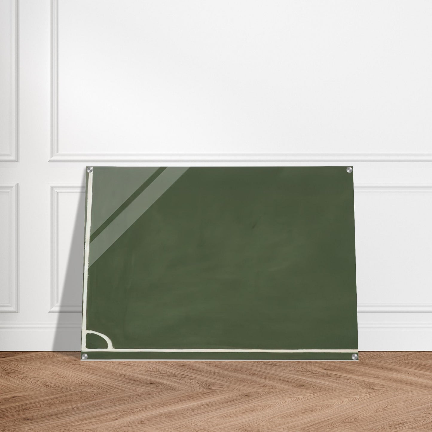 3 Hoeken III - 1971 - Raoul De Keyser Acrylic Print - 70x100 cm / 28x40″ inches