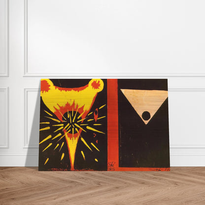 STUDY FOR CHRIST OF ST JOHN OF THE CROSS 1951 - Salvador Dali Brushed Aluminum Print - 70x100 cm / 28x40 inches | Salvador Dali Aluminum Print | Salvador Dali Prints