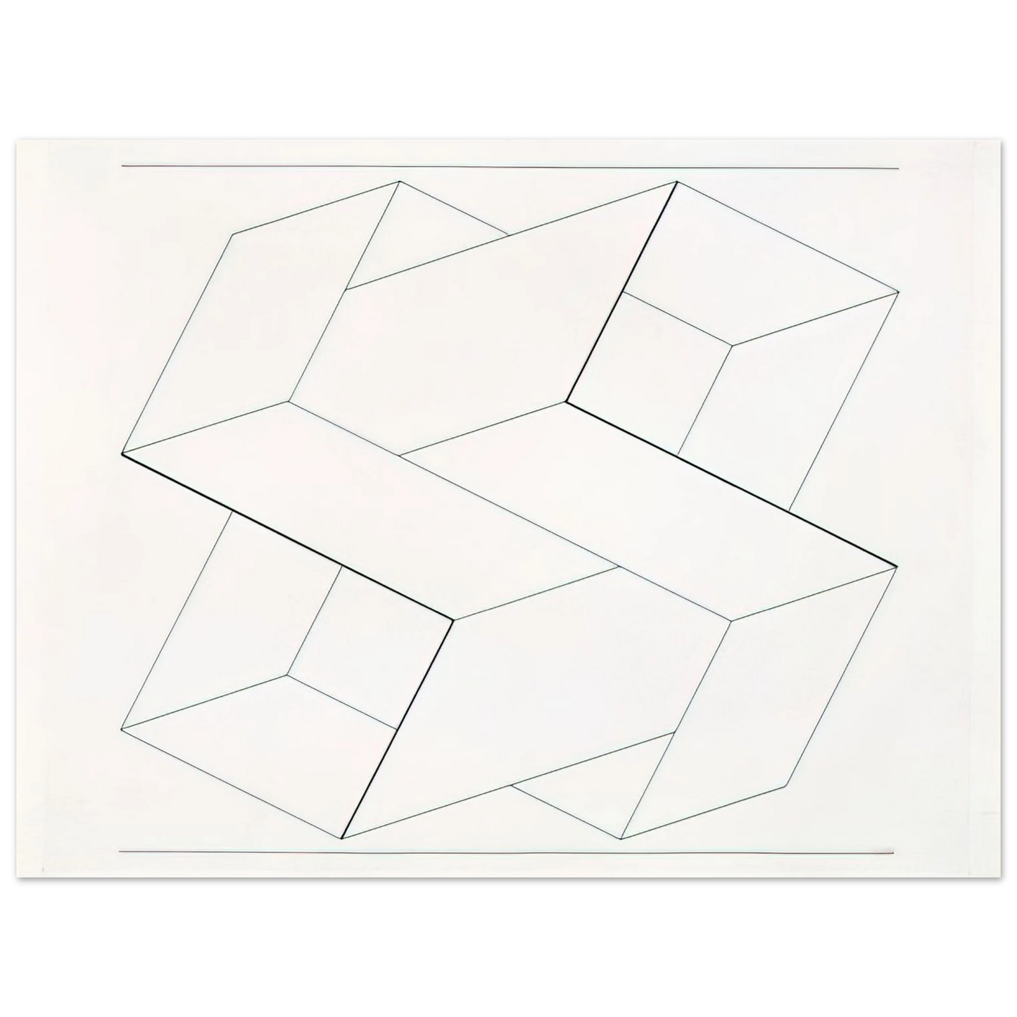 Josef Albers - STRUCTURAL CONSTELLATION 1962  75x100 cm / 30x40inches Fine Art Poster