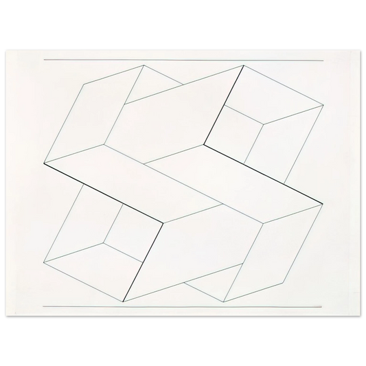 Josef Albers - STRUCTURAL CONSTELLATION 1962  75x100 cm / 30x40inches Fine Art Poster