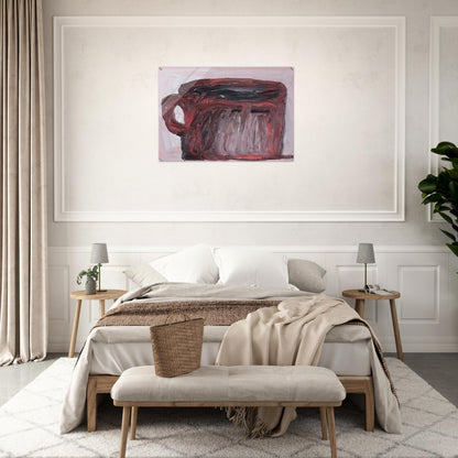 UNTITLED CUP - Philip Guston Acrylic Print - 70x100 cm / 28x40″ inches