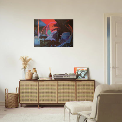 Syd Mead - Syd Mead Brushed Aluminum Print - 70x100 cm / 28x40 inches | Syd Mead Aluminum Print | Syd Mead Prints