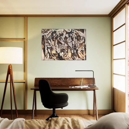 Cool White - Lee Krasner Brushed Aluminum Print - 70x100 cm / 28x40 inches | Lee Krasner Aluminum Print | Lee Krasner Prints