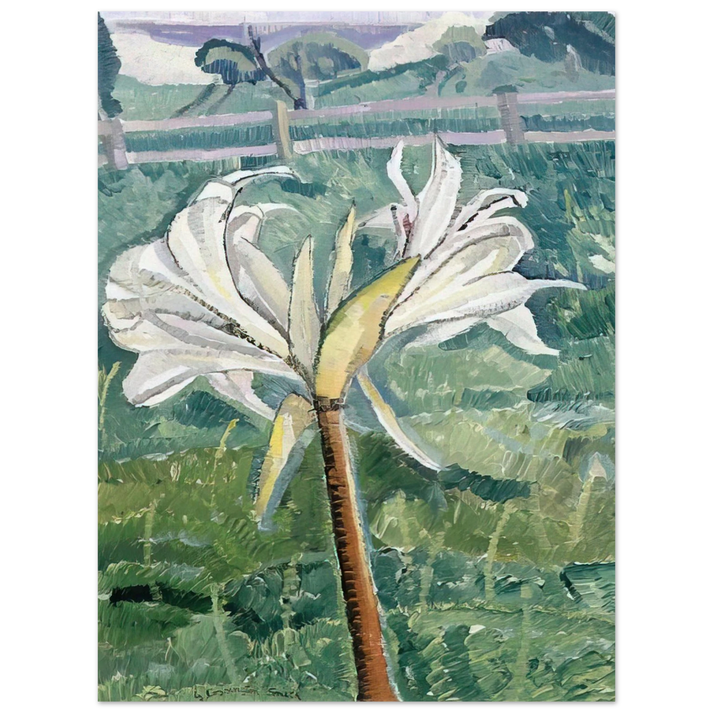 Grace Cossington Smith - Lily growing in a field by the sea - 1927  75x100 cm / 30x40inches Fine Art Poster