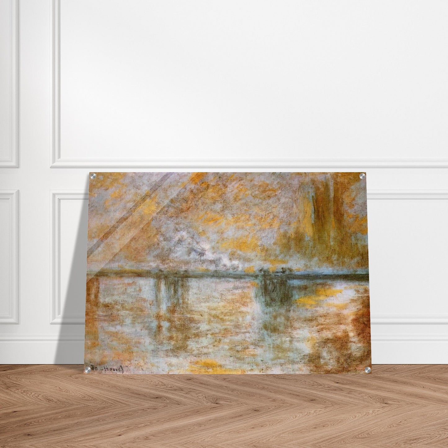 Charing Cross Bridge 3 - claude monet Acrylic Print - 70x100 cm / 28x40″ inches