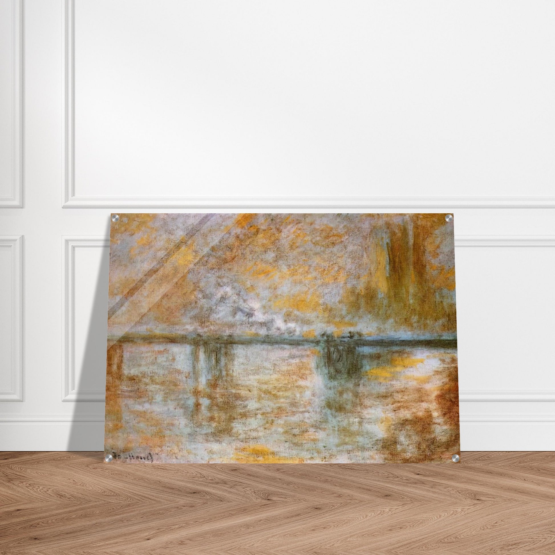 Charing Cross Bridge 3 - claude monet Acrylic Print - 70x100 cm / 28x40″ inches