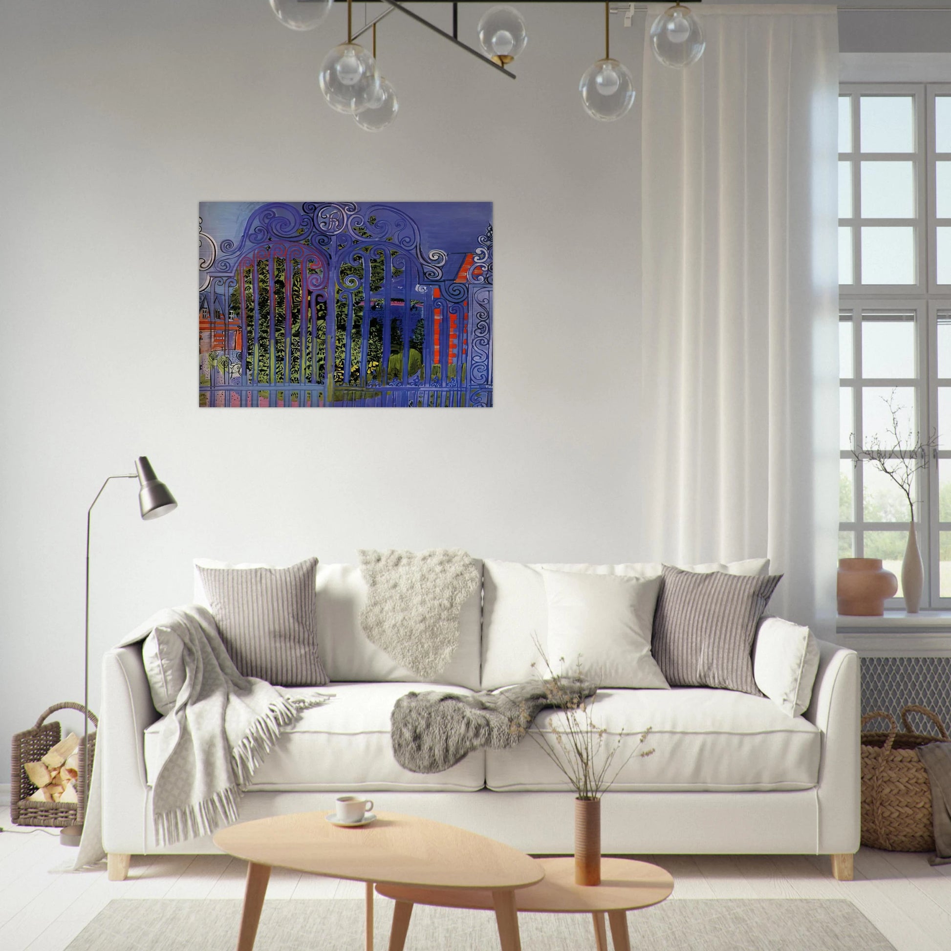 THE GRID 1930 - Raoul Dufy Brushed Aluminum Print - 70x100 cm / 28x40 inches | Raoul Dufy Aluminum Print | Raoul Dufy Prints