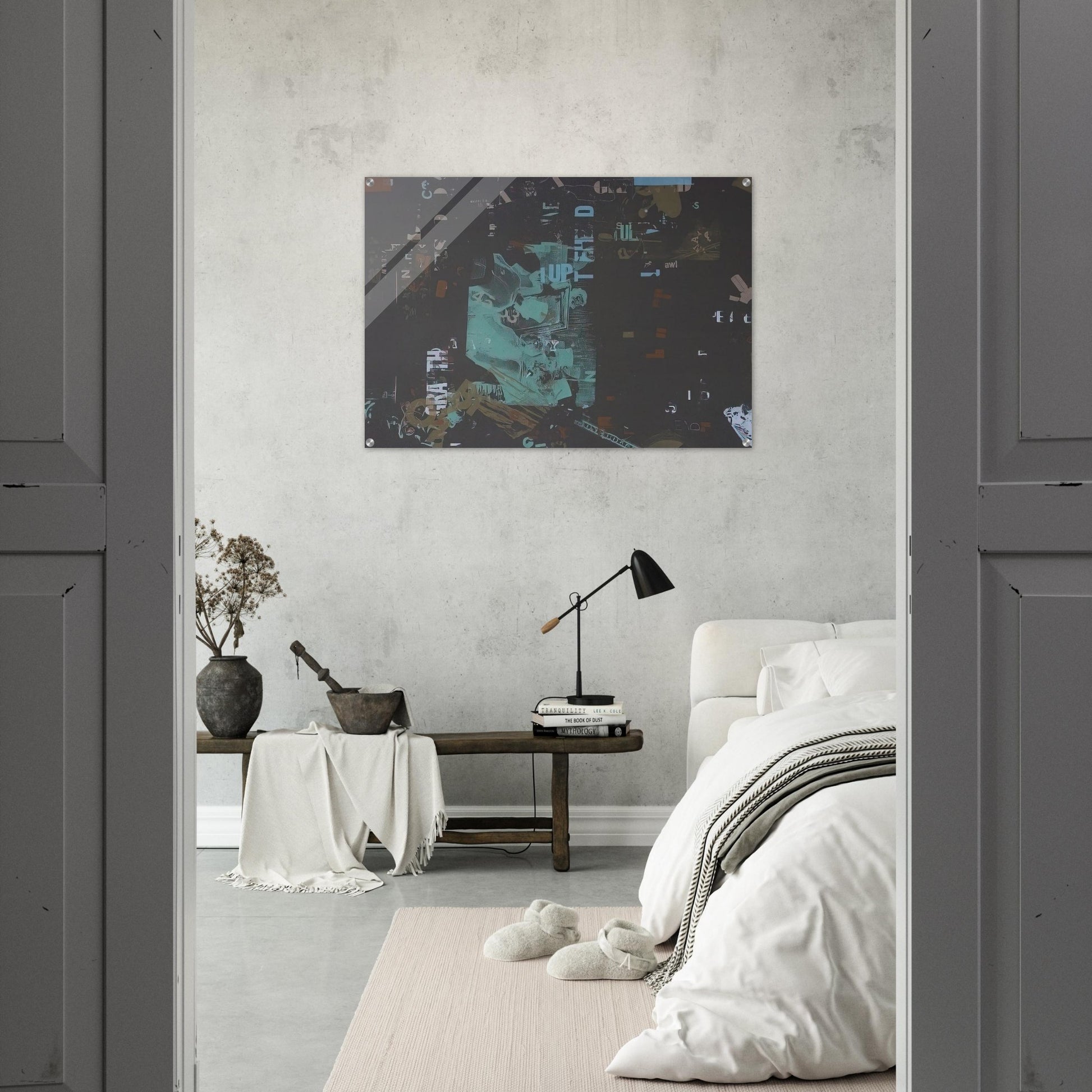 Not Wanting to Say Anything About Marcel Detail - 1969 - John Cage Acrylic Print - 70x100 cm / 28x40″ inches