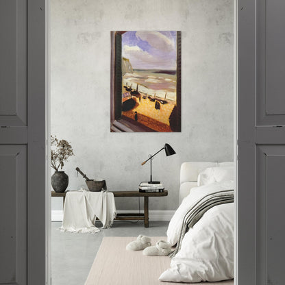 OPEN WINDOW AT ETRETAT 1921 - Henri Matisse Brushed Aluminum Print - 70x100 cm / 28x40 inches | Henri Matisse Aluminum Print | Henri Matisse Prints