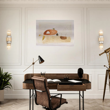 Komposition 7. März 62 - 1962 - Julius Bissier Brushed Aluminum Print - 70x100 cm / 28x40 inches | Julius Bissier Aluminum Print | Julius Bissier Prints