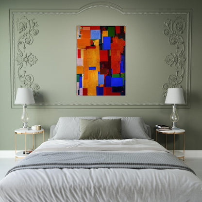 Equinox - Hans Hofmann Brushed Aluminum Print - 70x100 cm / 28x40 inches | Hans Hofmann Aluminum Print | Hans Hofmann Prints