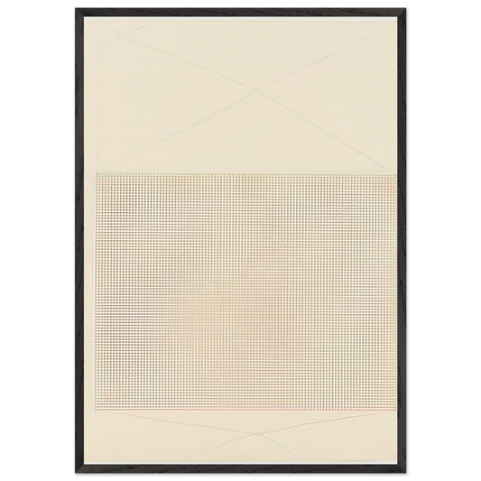 Untitled 7315 - 1973 - Gego 70x100 cm / 28x40 inches Framed Art Print – Black Wooden Frame