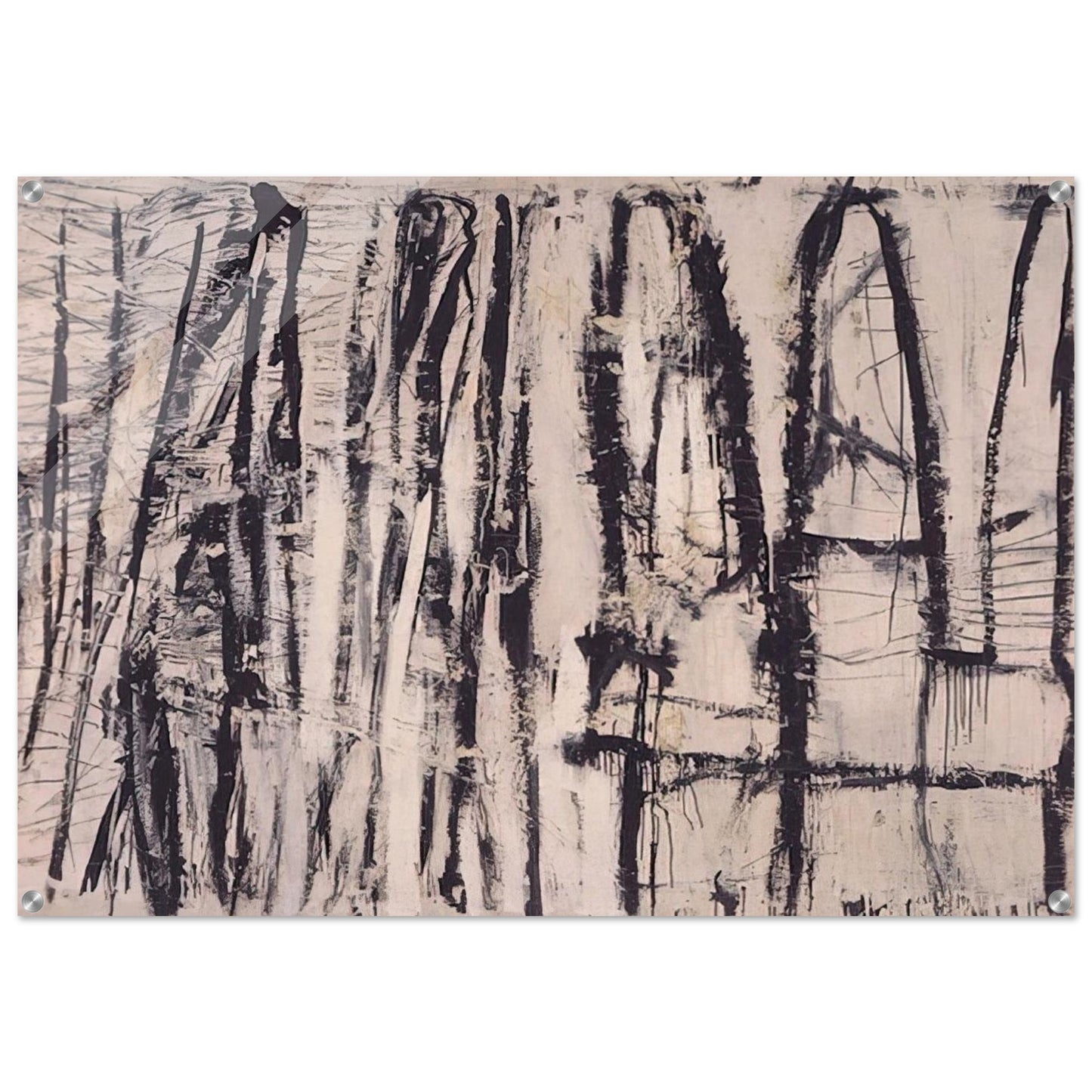 Quarzeat - Cy Twombly Acrylic Print - 70x100 cm / 28x40″ inches