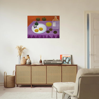 Fruit - 2009 - Mary Fedden Brushed Aluminum Print - 70x100 cm / 28x40 inches | Mary Fedden Aluminum Print | Mary Fedden Prints