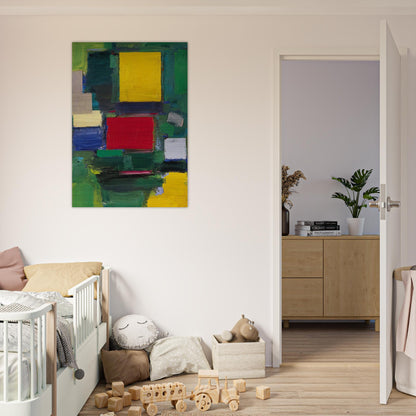 The Gate - Hans Hofmann Brushed Aluminum Print - 70x100 cm / 28x40 inches | Hans Hofmann Aluminum Print | Hans Hofmann Prints