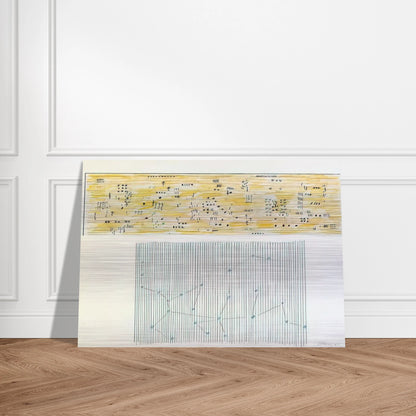 Islam - 1981 - Gene Davis Brushed Aluminum Print - 70x100 cm / 28x40 inches | Gene Davis Aluminum Print | Gene Davis Prints