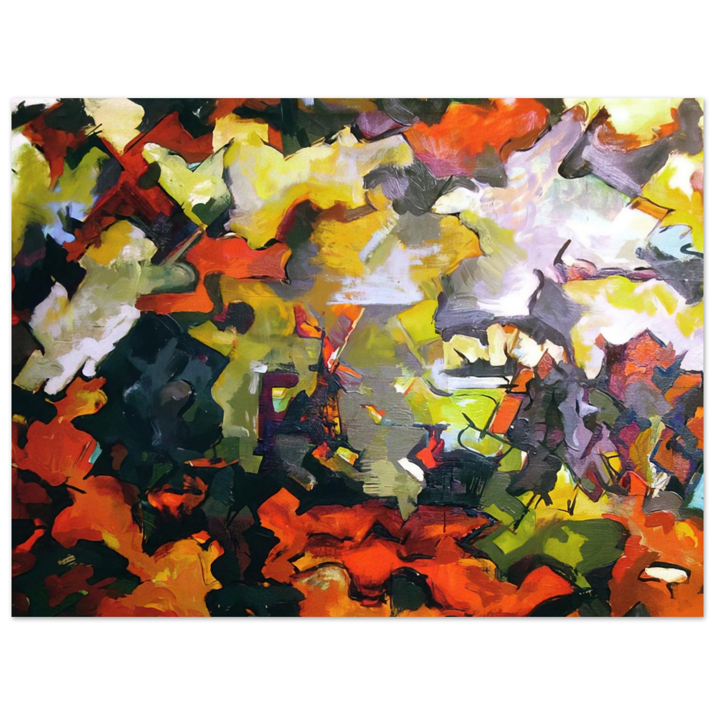 Audrey Flack - ABSTRACT LANDSCAPE 1950  75x100 cm / 30x40inches Fine Art Poster