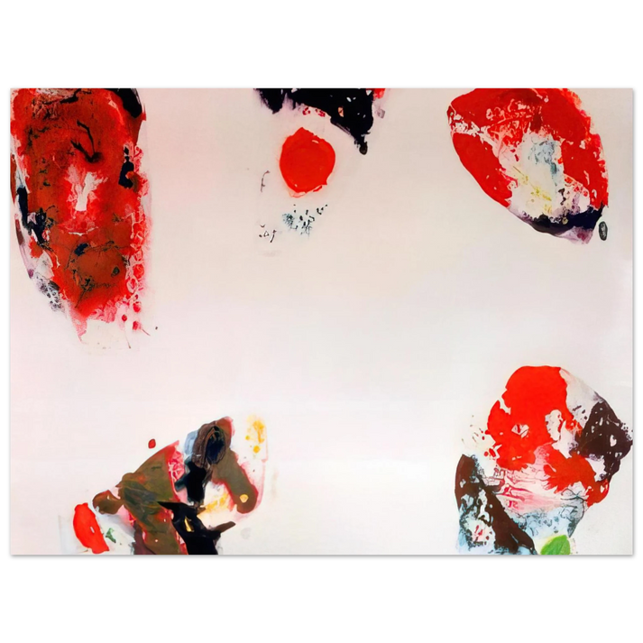Sam Francis - Berlin Red  75x100 cm / 30x40inches Fine Art Poster