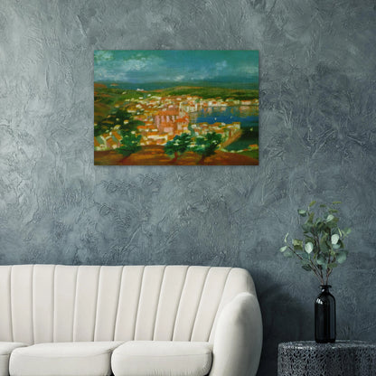 LANDSCAPE NEAR CADAQUES 1921 1 - Salvador Dali Brushed Aluminum Print - 70x100 cm / 28x40 inches | Salvador Dali Aluminum Print | Salvador Dali Prints