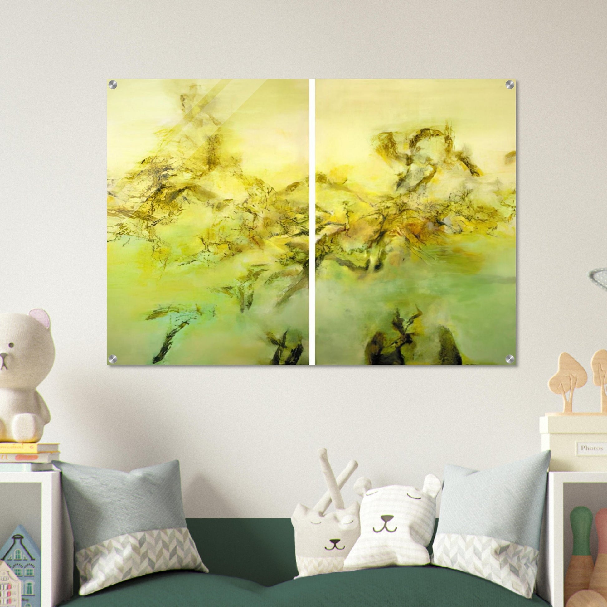 27 10 2002 2002 - Zao Wou-Ki Acrylic Print - 70x100 cm / 28x40″ inches | Zao Wou-Ki Wall Art | Zao Wou-Ki Prints