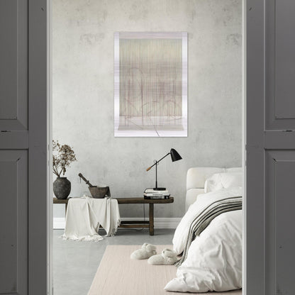 ESCRITURA ROSA PANTA - Jesus Rafael Soto Brushed Aluminum Print - 70x100 cm / 28x40 inches | Jesus Rafael Soto Aluminum Print | Jesus Rafael Soto Prints