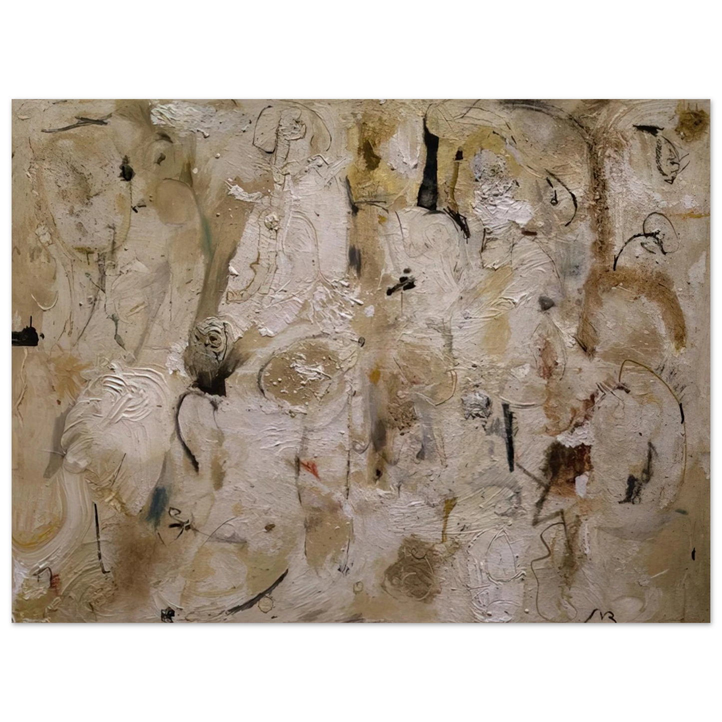 Helen Frankenthaler - Painted on 21st Street - 1951 Wall art - 27x35 cm / 11x14 inches - Fine Art Poster-canvas - -